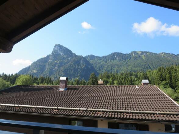 Blick auf den Kofel vom Südbalkon