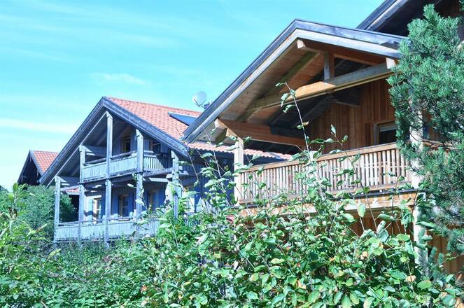 Ansicht der Ferienhäuser