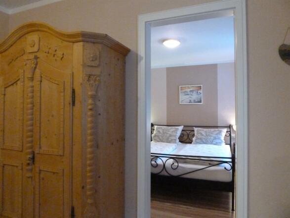 Alpspitzblick Diele Schlafzimmer