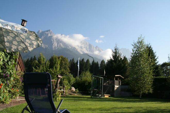 Liegestuhl zur Zugspitze
