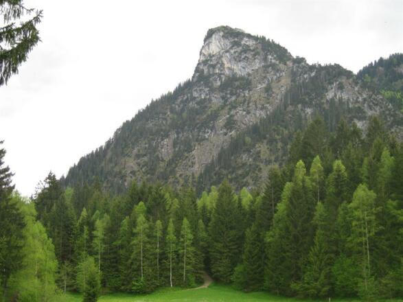 Blick vom Balkon auf den Kofel