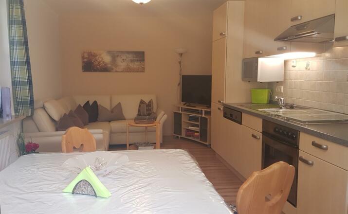 Alpspitzblick Wohnküche