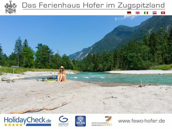 Sandbänke an der Loisach