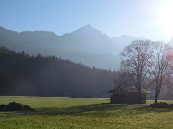 Blick auf die Alpspitze