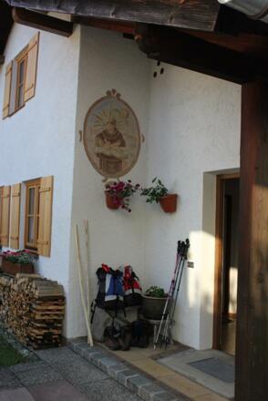 Ferienhaus Kofel Eingang