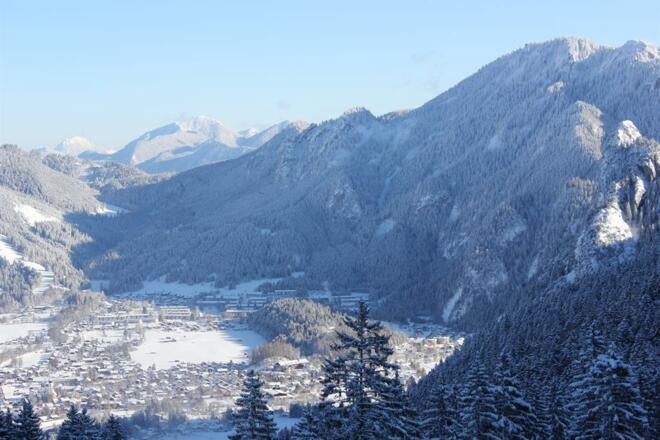 Winter Oberammergau mit Laber