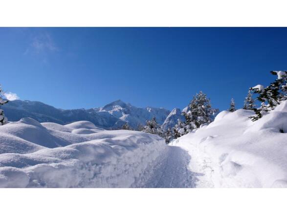 Winterwandern am Kramerplateauweg
