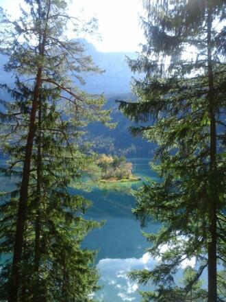 Blick am Eibsee