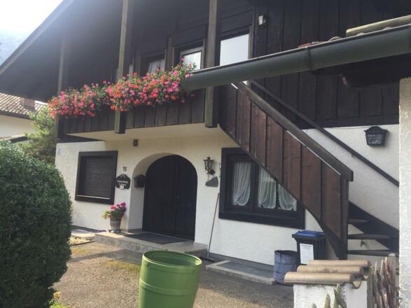 Treppe zur Ferienwohnung