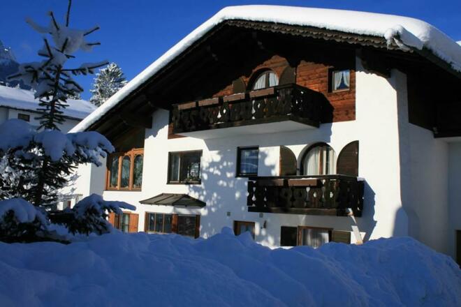 Haus Südseite Winter