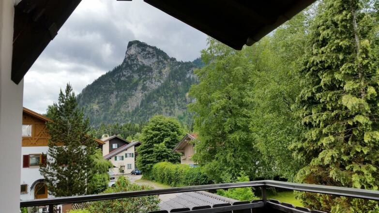 Südbalkon im Sommer