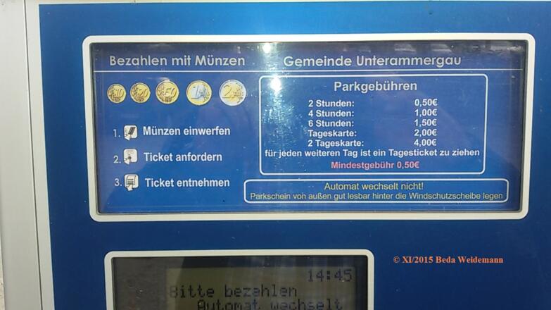 Parkplatzpreise 2015