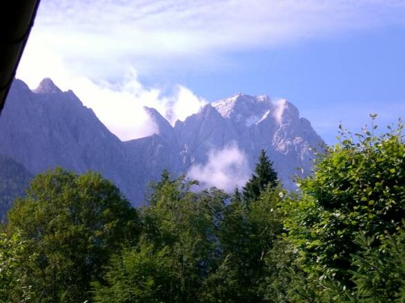 Bergblick mit Zugspitze