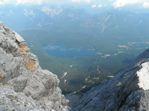 Blick auf den Eibsee