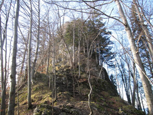 Engelstein Ostrücken - leichtester Weg zum Gipfel (UIAA II)