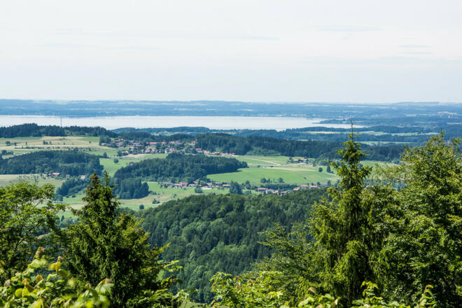 Blick auf den Chiemsee