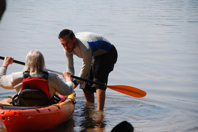 Kajak auf dem Chiemsee