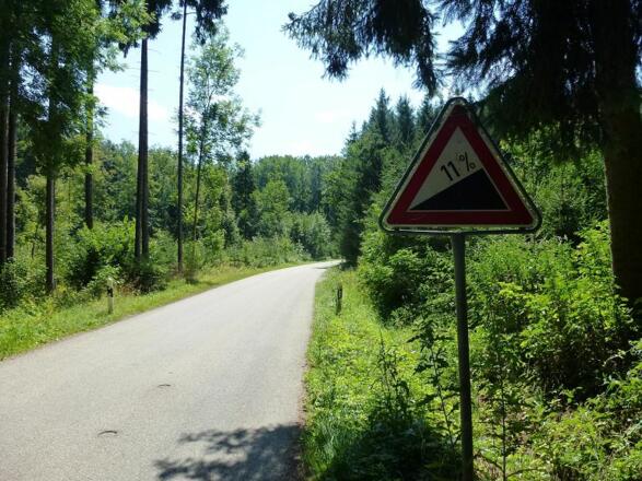 Steigung bei Steinbach