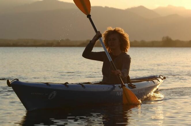 Kanu auf dem Chiemsee