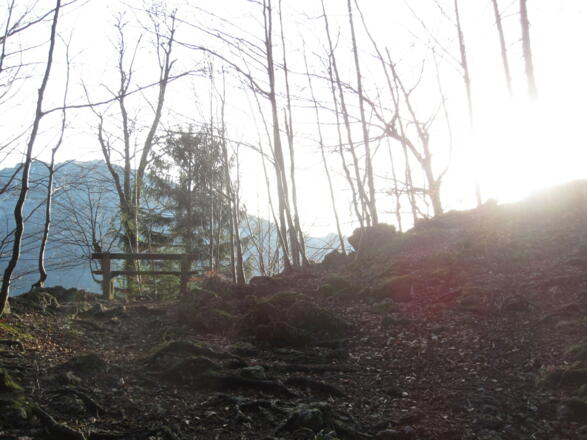 Brotzeitbank am Einstieg