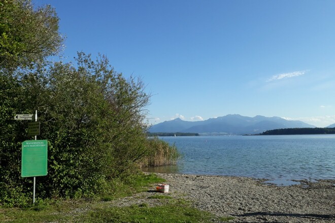Chiemseerundweg bei Breitbrunn
