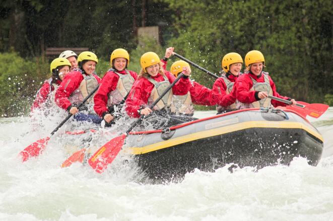 Rafting auf der Isar 