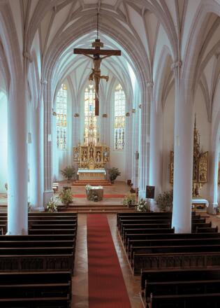 Stadtpfarrkirche  St. Nikolaus und St. Stephan Eggenfelden Innen