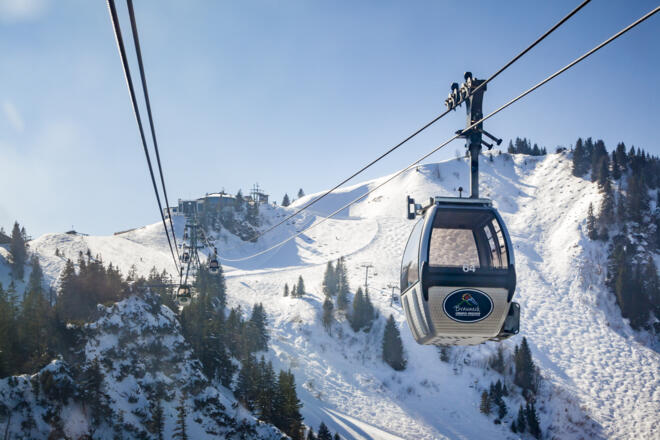 Brauneck Bergbahn im Winter