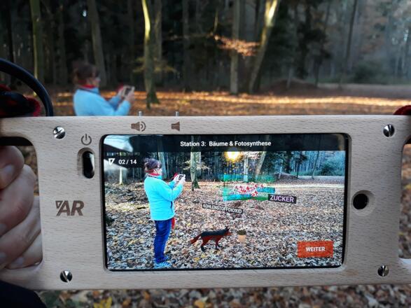Auf dem AR- Lehrpfad