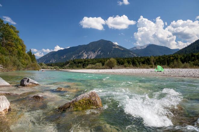 Der Wildfluss &quot;Isar&quot;