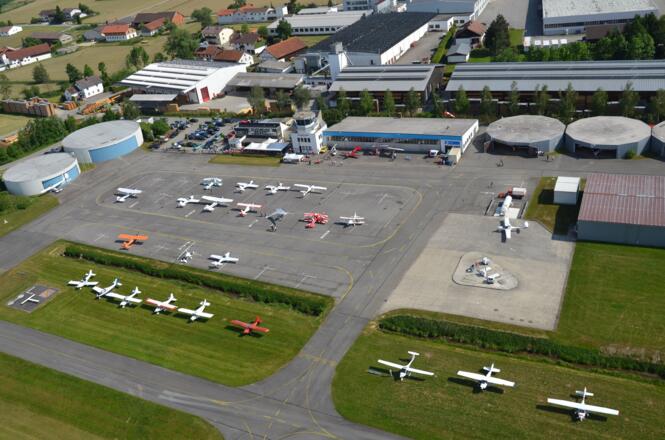 Luftaufnahme Flugplatz Eggenfelden