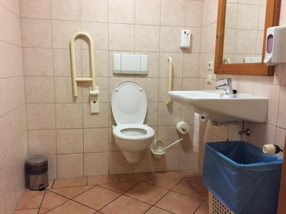 Toilette Landhotel Huber