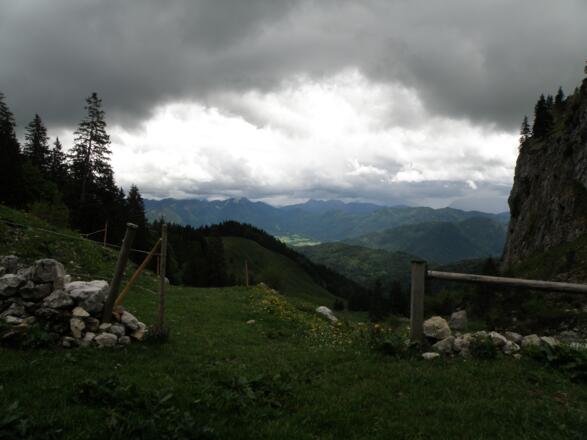 Hintere Krottenalm, nach Osten