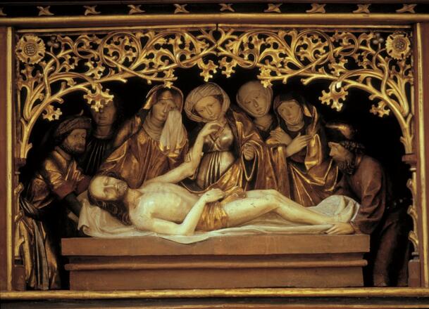 Wallfahrtskirche St. Salvator -   &quot; Grablegung Jesu&quot;