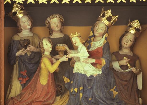 Teil des spätgotischen Flügelaltares