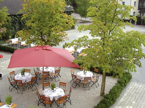 Idyllischer Innenhof