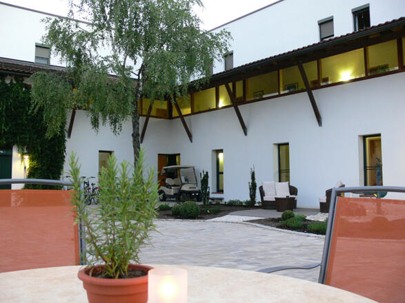 Ruhiger Innenhof