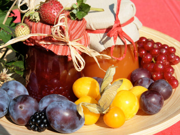 Einfach lecker! Unsere selbst gemachte fruchtige Marmelade...