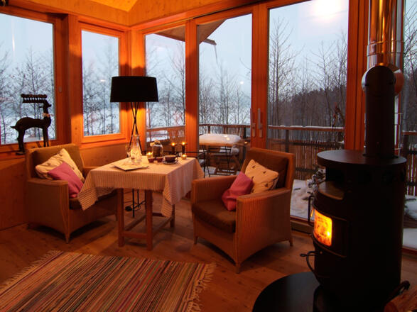 Baumhaus mit Schwedenofen