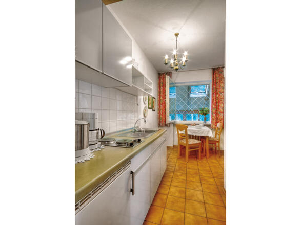 Küche und Essbereich Appartement A