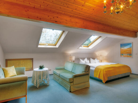 Wohn- und Schlafzimmer Appartement B