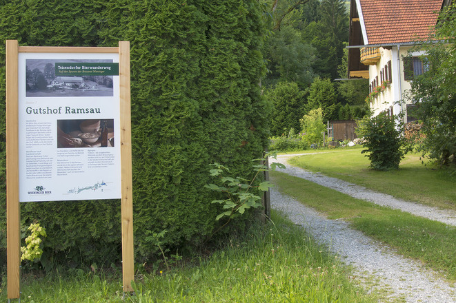 Der Gutshof Ramsau am Teisendorfer Bierwanderweg