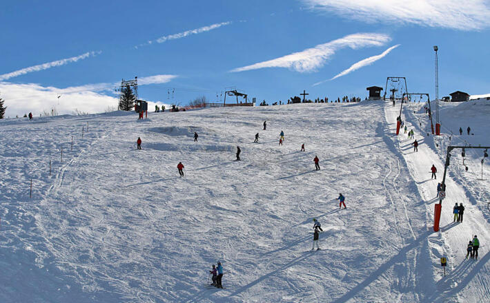 Skifahren am Rossfeld