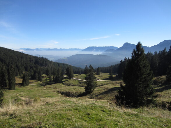 Aussicht auf die untere Alm