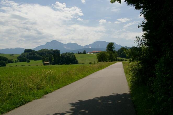 Radweg bei der Kupfmühle