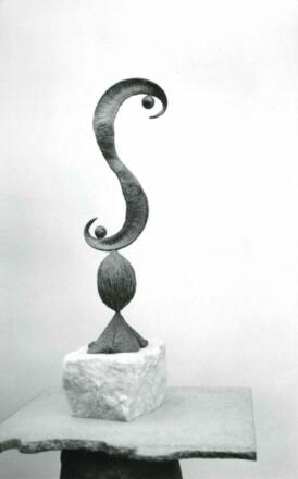 Skulptur &quot;Balance&quot; 67x17x17 cm, Bronce