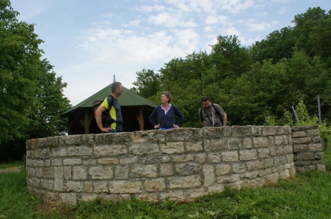 Schutzhütte an der Weinlage &quot;Obernbreiter Kanzel&quot;