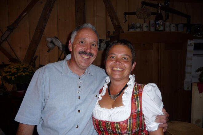Ihre Gastgeber Angelika und Franz Rittler