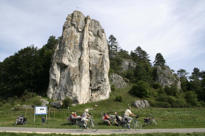 Infotafel Burgstein bei Dollnstein