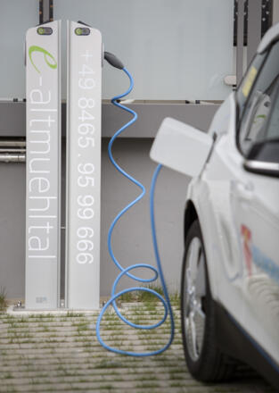 e-altmuehltal Elektroautoladestation Pfahldorf am Limes | Landhotel Geyer